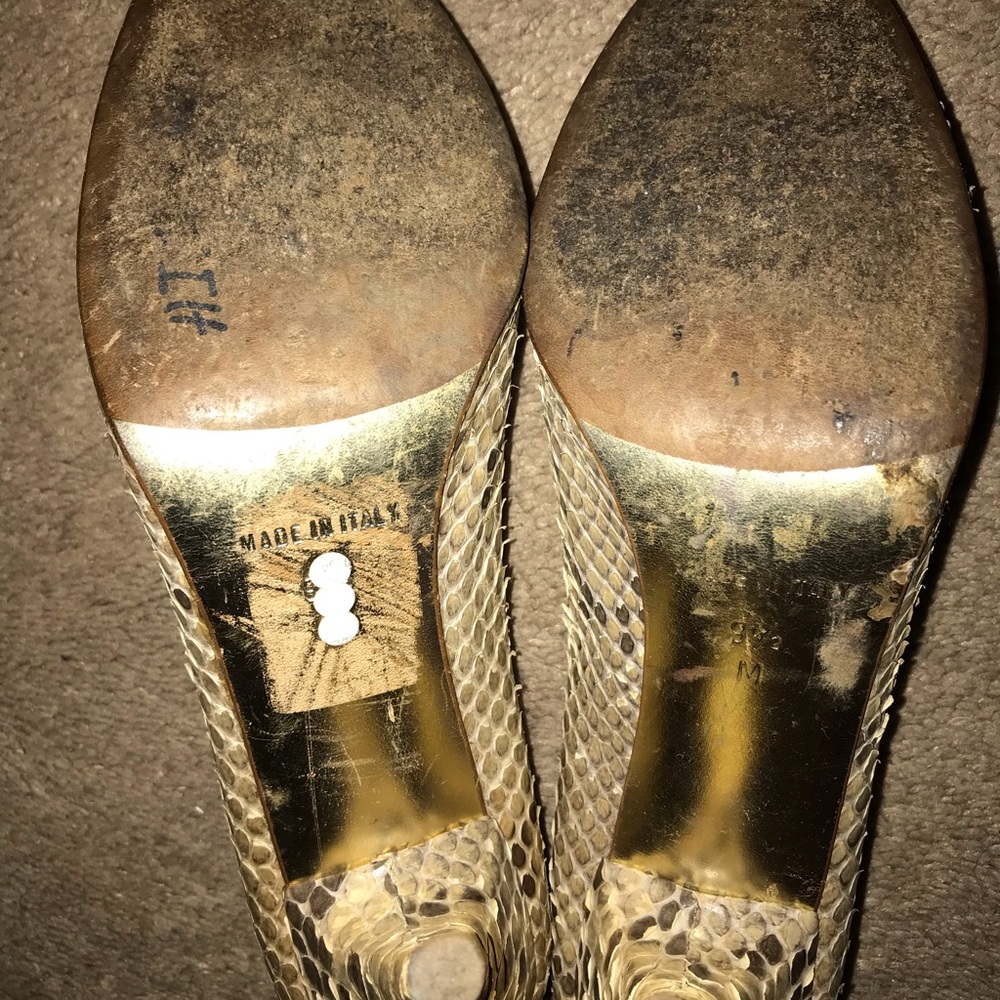 Michaels Kors Collection Python Snake Pumps - image 4